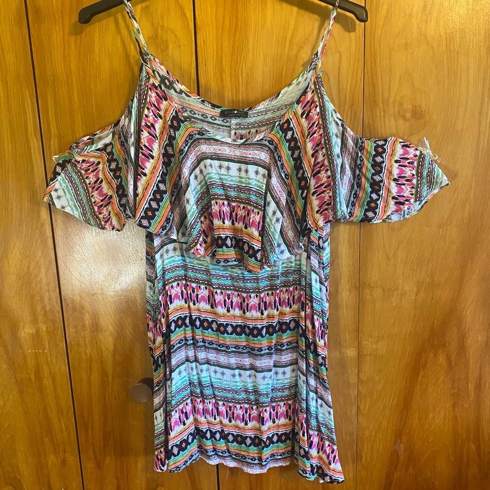 Strappy tank tunic